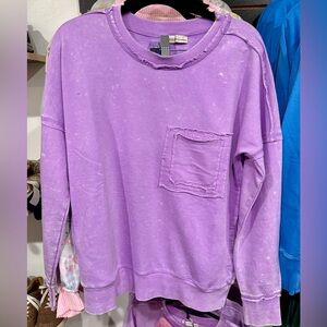 Zenana Outfitters Purple Sweatshirt